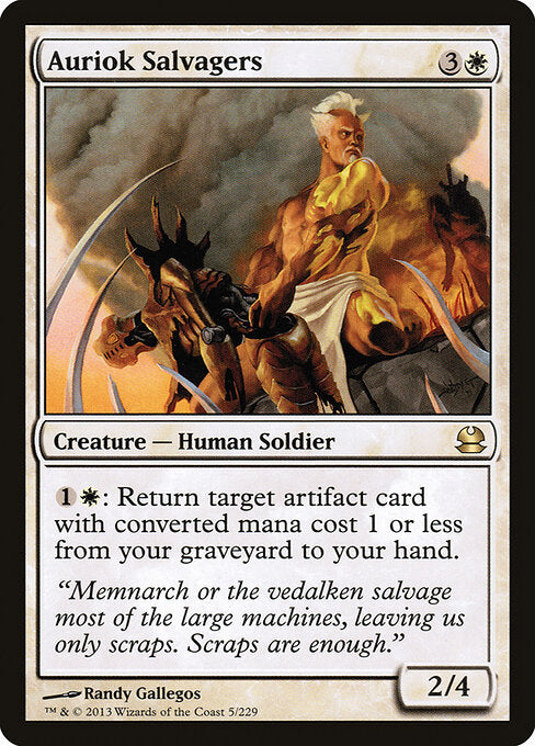 Auriok Salvagers (5) - Modern Masters - Game On