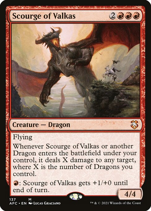 Scourge of Valkas (137) - Forgotten Realms Commander - Game On
