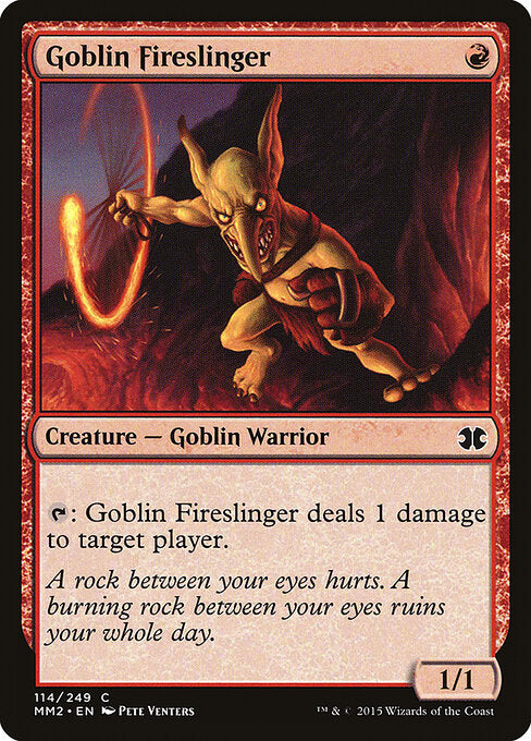 Goblin Fireslinger (114) (Foil) - Modern Masters 2015 - Game On