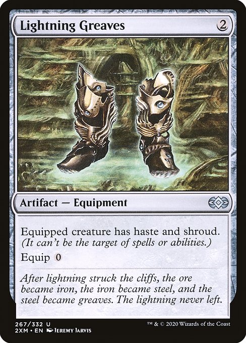 Lightning Greaves (267) (Foil) - Double Masters - Game On