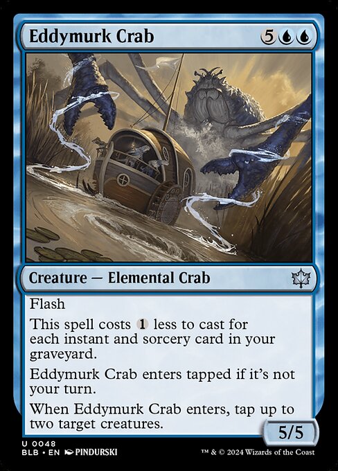Eddymurk Crab (48) (Foil) - Bloomburrow - Game On