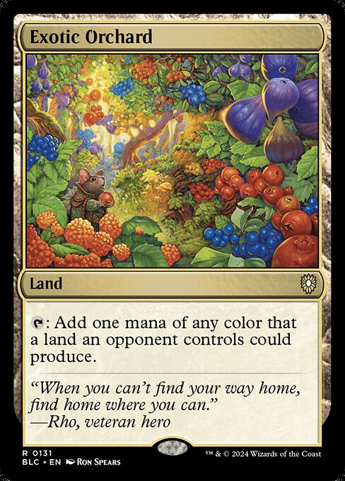 Exotic Orchard (131) - Bloomburrow Commander - Game On