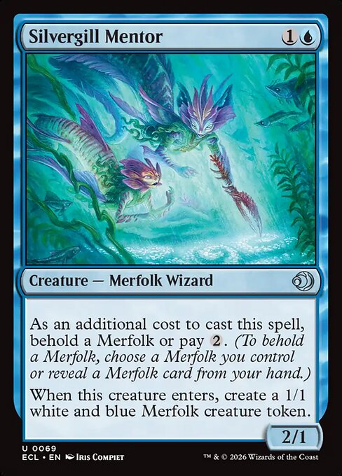 Silvergill Mentor (69) (Foil) - Lorwyn Eclipsed - Game On