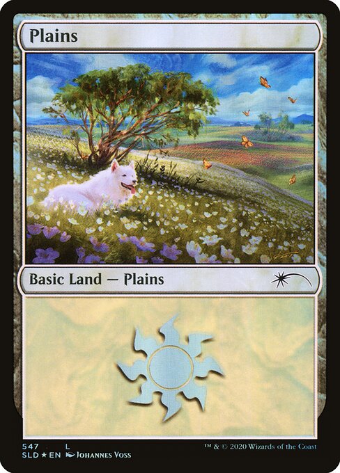 Plains (547) (Foil) - Secret Lair Drop - Game On