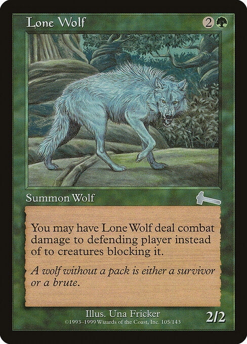 Lone Wolf (105) (Foil) - Urza's Legacy - Game On