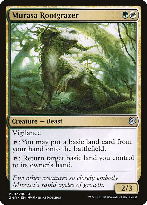 Murasa Rootgrazer (229) (Foil) - Zendikar Rising - Game On