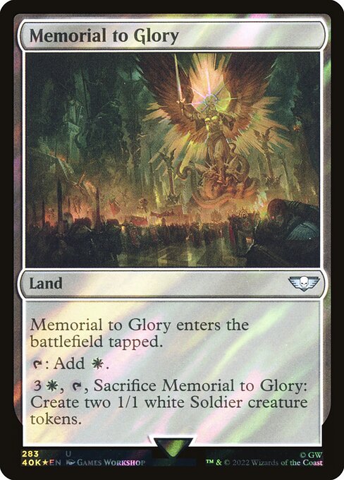 Memorial to Glory (283★) (Foil) - Warhammer 40,000 Commander - Game On