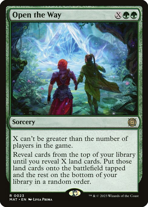 Open the Way (23) (Foil) - March of the Machine: The Aftermath - Game On