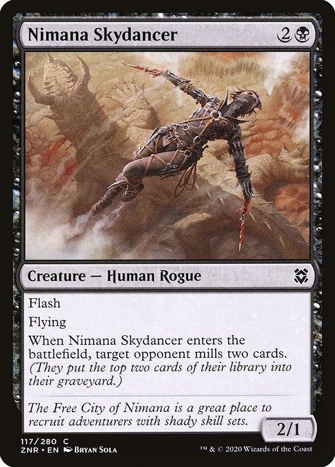 Nimana Skydancer (117) (Foil) - Zendikar Rising - Game On