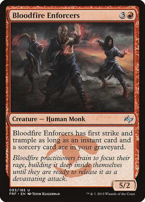 Bloodfire Enforcers (93) (Foil) - Fate Reforged - Game On