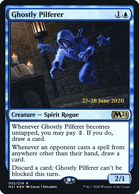 Ghostly Pilferer (52s) (Foil) - Core Set 2021 Promos - Game On