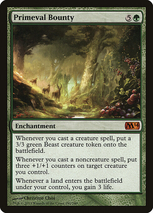 Primeval Bounty (190) - Magic 2014 - Game On