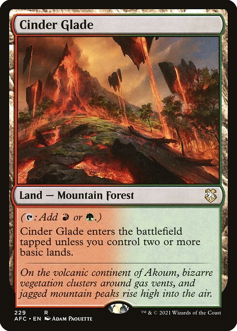 Cinder Glade (229) - Forgotten Realms Commander - Game On