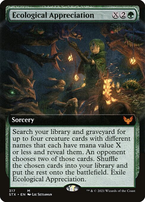 Ecological Appreciation (317) - EXTENDED ART - Strixhaven: School of Mages - Game On
