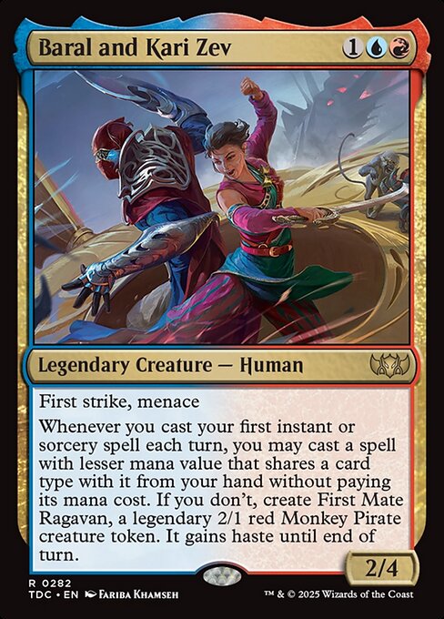 Baral and Kari Zev (282) - Tarkir: Dragonstorm Commander - Game On