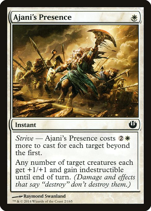 Ajani's Presence (2) - Journey into Nyx - Game On