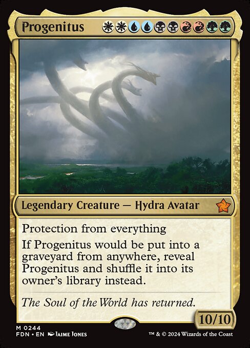Progenitus (244) (Foil) - Foundations - Game On