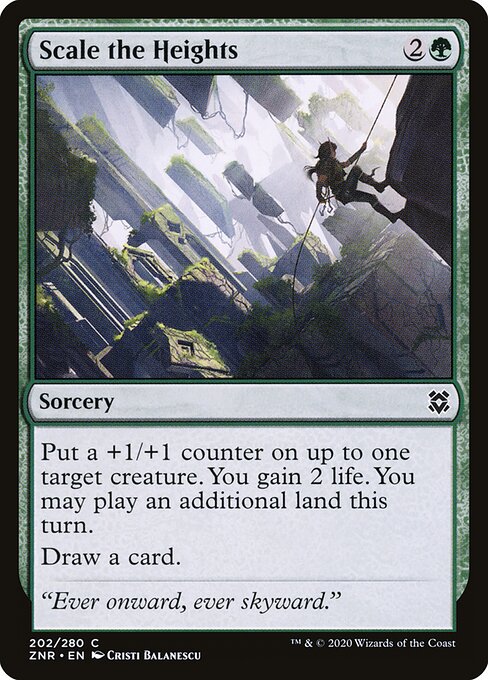 Scale the Heights (202) (Foil) - Zendikar Rising - Game On