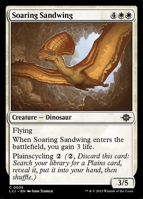Soaring Sandwing (35) (Foil) - The Lost Caverns of Ixalan - Game On