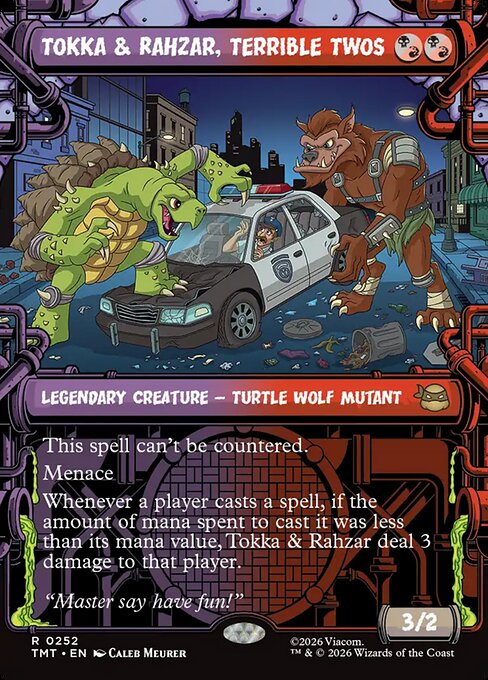 Tokka & Rahzar, Terrible Twos (252) - BORDERLESS - Teenage Mutant Ninja Turtles - Game On