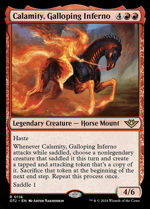 Calamity, Galloping Inferno (116) - Outlaws of Thunder Junction - Game On