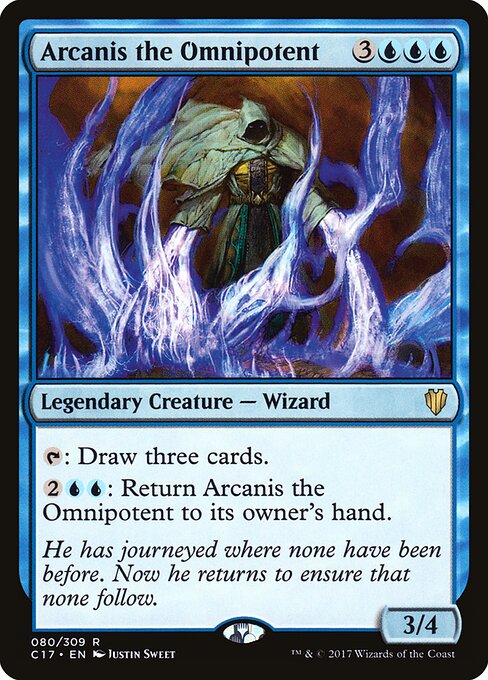 Arcanis the Omnipotent (80) - Commander 2017 - Game On