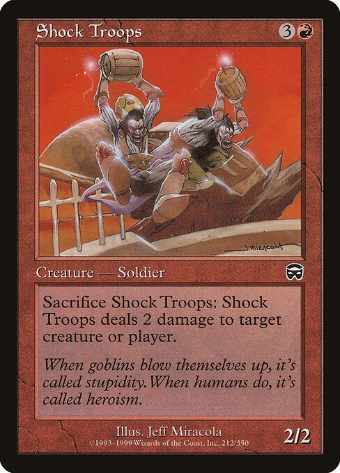 Shock Troops (212) - Mercadian Masques - Game On