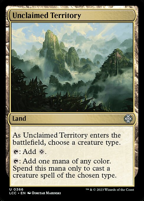Unclaimed Territory (366) - The Lost Caverns of Ixalan Commander - Game On