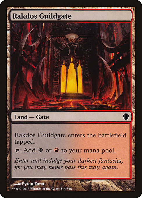 Rakdos Guildgate (314) - Commander 2013 - Game On