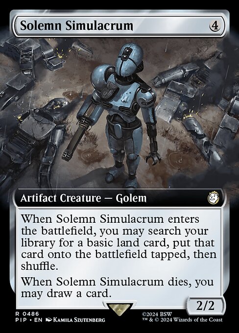 Solemn Simulacrum (486) - EXTENDED ART - Fallout - Game On