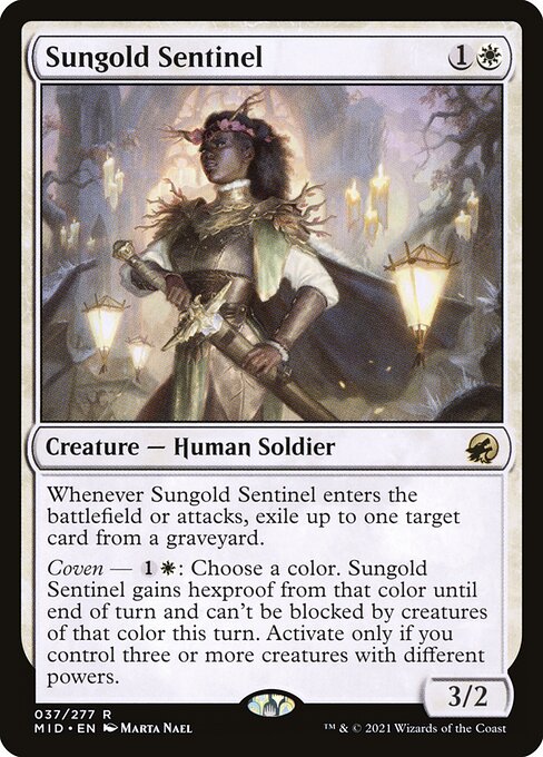 Sungold Sentinel (37) - Innistrad: Midnight Hunt - Game On