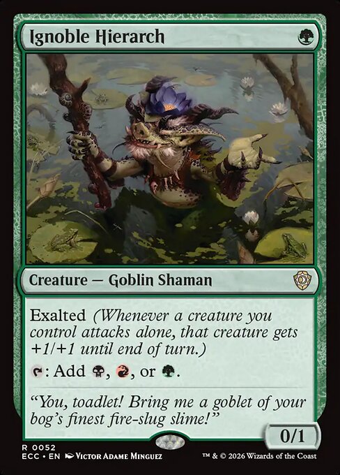 Ignoble Hierarch (52) - Lorwyn Eclipsed Commander - Game On