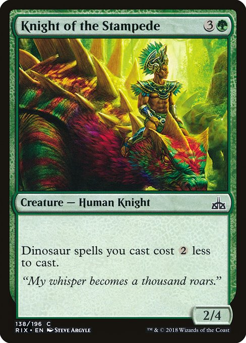 Knight of the Stampede (138) - Rivals of Ixalan - Game On