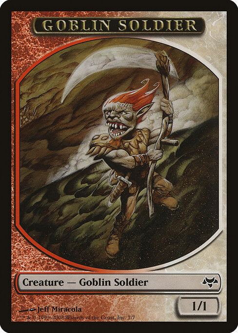 Goblin Soldier (7) - FULL ART - Eventide Tokens - Game On