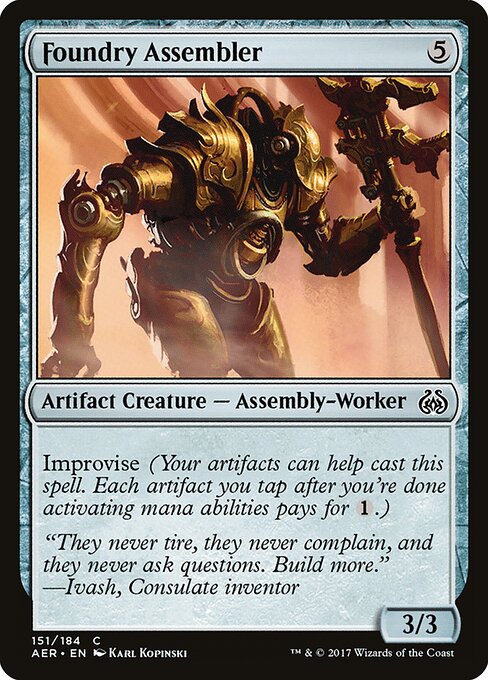 Foundry Assembler (151) (Foil) - Aether Revolt - Game On