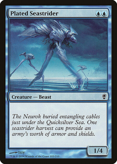 Plated Seastrider (103) (Foil) - Conspiracy - Game On