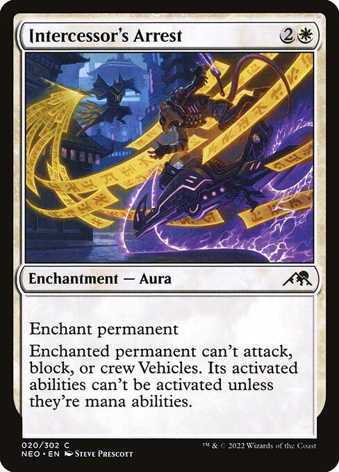 Intercessor's Arrest (20) (Foil) - Kamigawa: Neon Dynasty - Game On