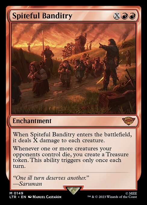Spiteful Banditry (149) (Foil) - The Lord of the Rings: Tales of Middle-earth - Game On