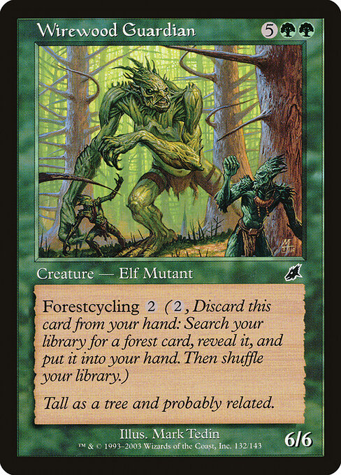 Wirewood Guardian (132) (Foil) - Scourge - Game On