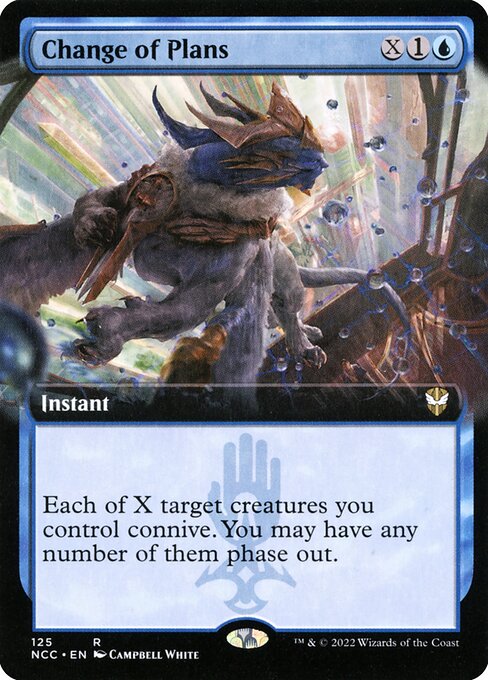 Change of Plans (125) - EXTENDED ART - New Capenna Commander - Game On