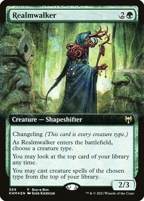 Realmwalker (399) - EXTENDED ART (Foil) - Kaldheim - Game On