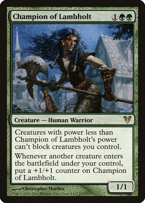 Champion of Lambholt (171) - Avacyn Restored - Game On