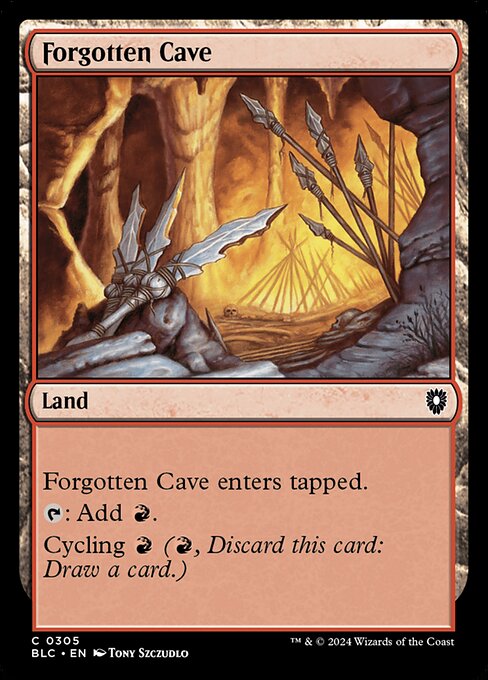 Forgotten Cave (305) - Bloomburrow Commander - Game On