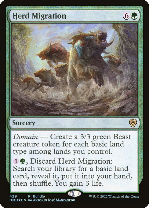 Herd Migration (429) (Foil) - Dominaria United - Game On