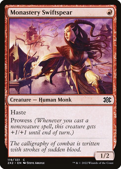 Monastery Swiftspear (119) - Double Masters 2022 - Game On