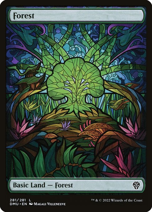Forest (281) - FULL ART (Foil) - Dominaria United - Game On