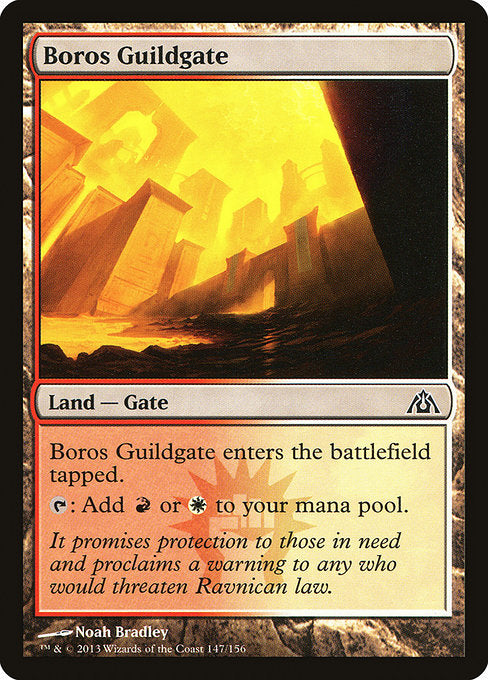 Boros Guildgate (147) (Foil) - Dragon's Maze - Game On