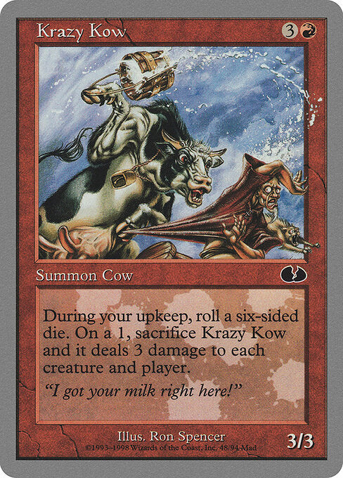 Krazy Kow (48) - Unglued - Game On