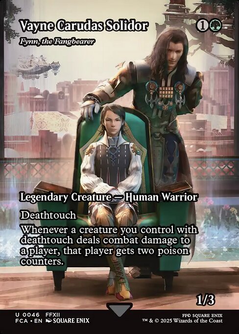 Fynn, the Fangbearer (46) - BORDERLESS - FULL ART (Foil) - Final Fantasy: Through the Ages - Game On