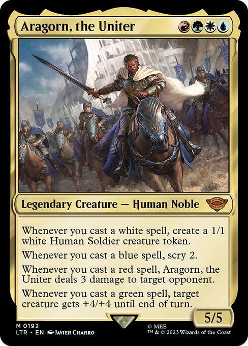 Aragorn, the Uniter (192) (Foil) - The Lord of the Rings: Tales of Middle-earth - Game On